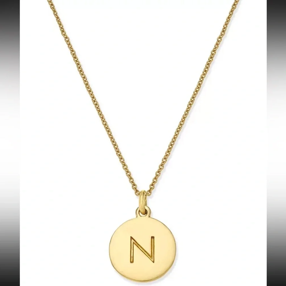 Kate Spade New York Initial Pendant Necklace N Gold